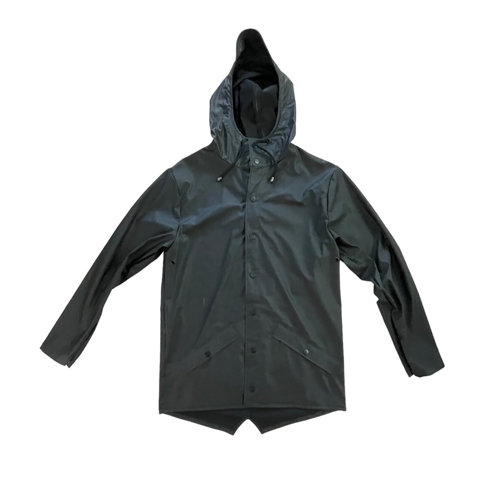Rains Black XS Raincoat